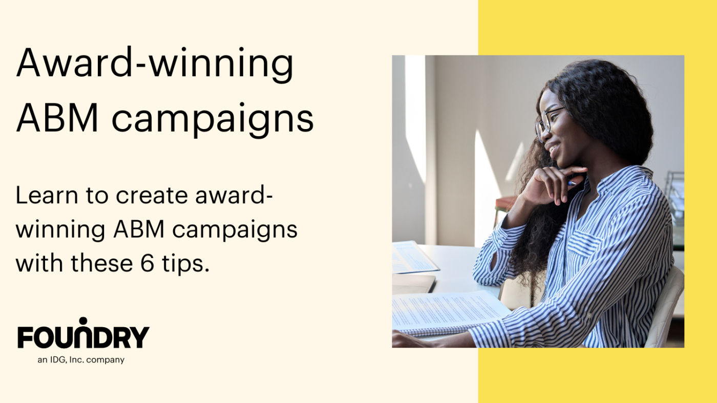 Award-winning ABM campaigns